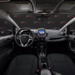 Ford Fiesta ST 2019 чорний вид збоку для оренди
