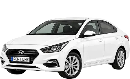 Hyundai Accent 2018 білий - оренда авто в Києві