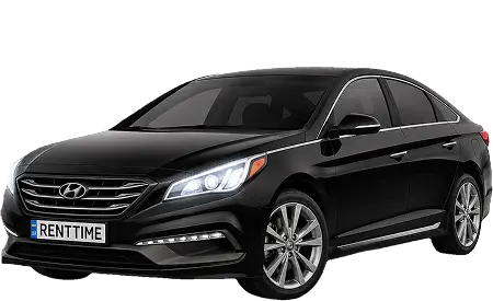 Hyundai Sonata 2017 чорний - оренда авто в Києві