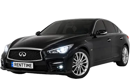 Infiniti Q50 2017 чорний - оренда авто в Києві