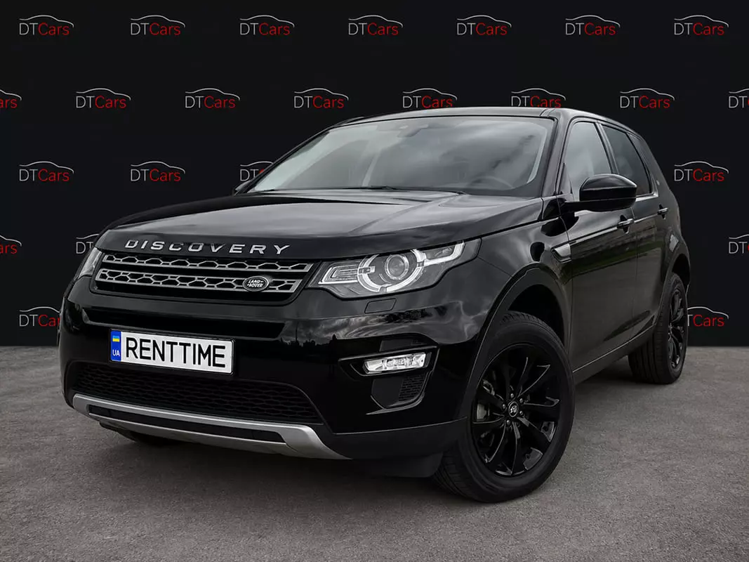 Land Rover Discovery Sport 2018 чорний для прокату в Києві