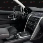 Land Rover Discovery Sport 2018 чорний вигляд ззаду