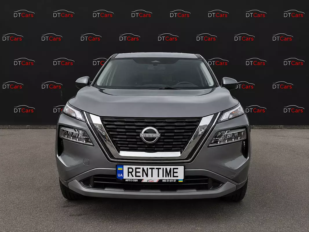 Nissan Rogue 2023 сірий для прокату в Києві