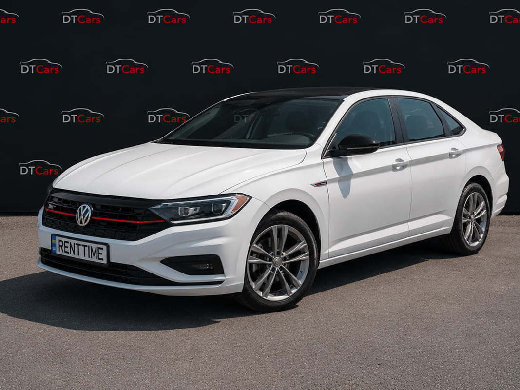Volkswagen Jetta 2020 білий для прокату в Києві