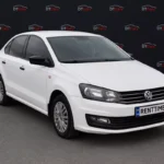 Volkswagen Polo 2018 білий для прокату в Києві