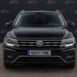 Оренда чорного Volkswagen Tiguan 2019 вигляд спереду